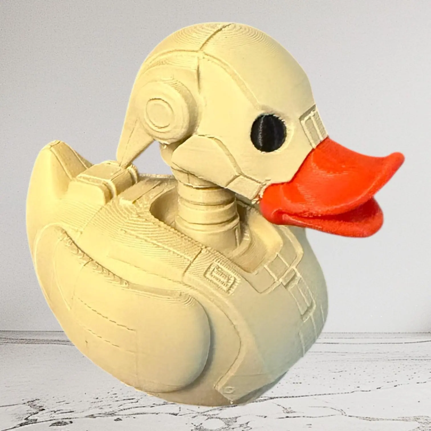Battle Droid Duck Collectible Plastic Figurine for Car Dashboards
