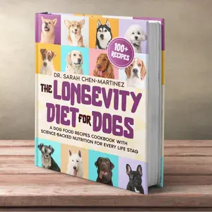The Longevity Diet for Dogs: A Dog Food Recipes Cookbook with Science-Backed Nutrition for Every Life Stage