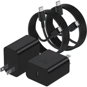 45W USB-C Super Fast Charger for Samsung,2 Pack Android Phone Wall Charger with 6FT Type-C Cable Cord for Samsung Galaxy S23 Ultra/S23/S23+/S22 Ultra/S22/S22+/S21/S20/Note 10/20/Galaxy Tab S7/S8 samsung  new 25  charger
