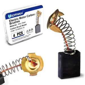 Brushless Grass Trimmer Carbon Brushes 4Pcs Model 5140033-19 for DW745 DWE7480 DWE7490X DWE7491RS DWE7499GD High-Quality Alloy Steel Replacement Parts