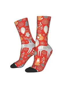 Scandinavian Christmas Crazy Socks