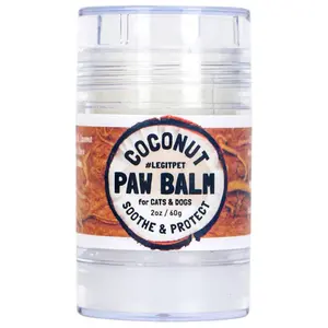 Dog Paw Balm Stick Wax – Natural Paw Moisturizer & Protector for Dogs & Cats Coconut Oil, Shea Butter & Beeswax Helps Soothe Dry Paws, Snout & Elbows Weather Protection Balm Travel-Friendly