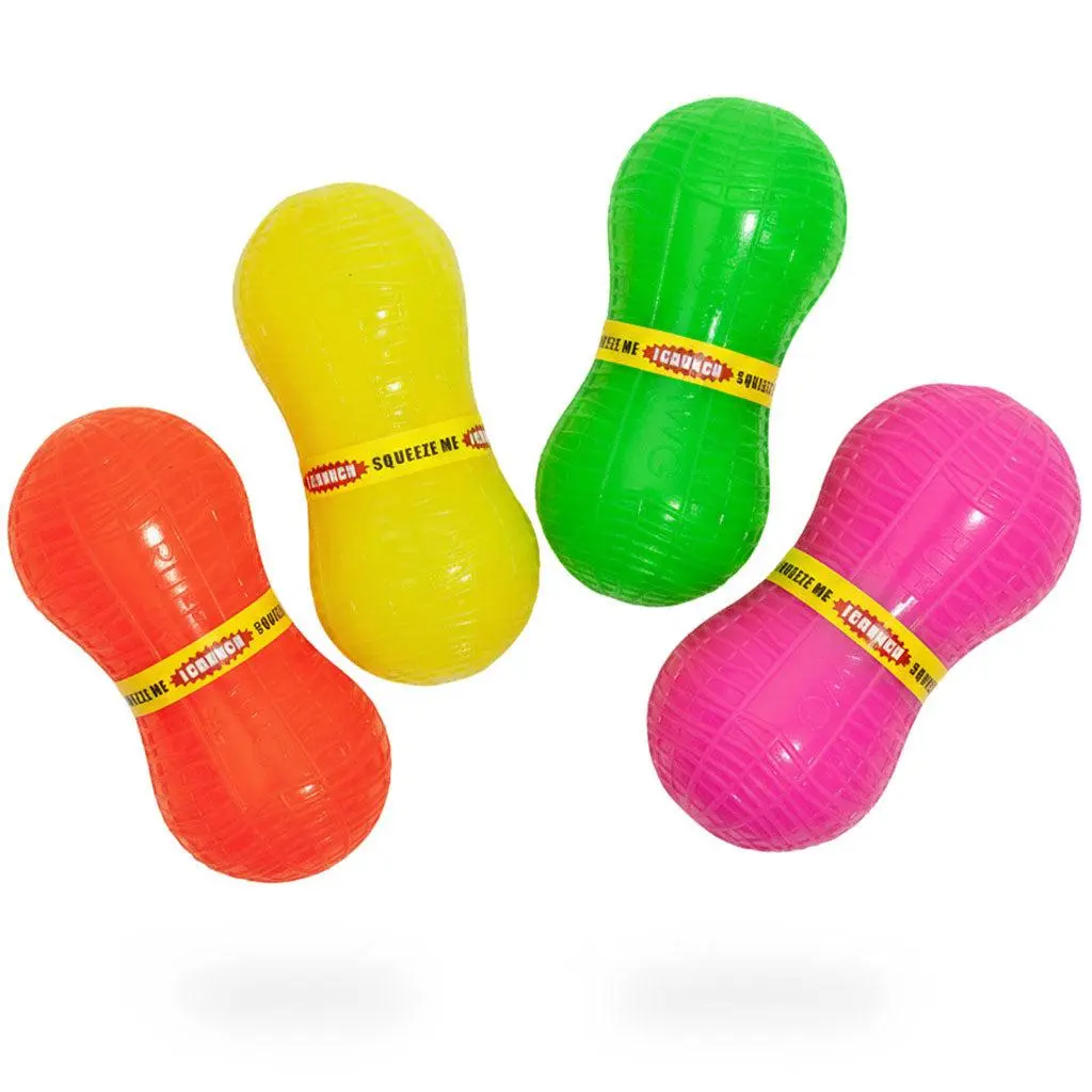 Ruff Dawg Crunch Peanut - Bouncy & Textured Dog Toy with Loud Crunch Sound, BPA & Latex Free, Made in USA, Measures 6" Interactive Herding Ball Interactive Chew