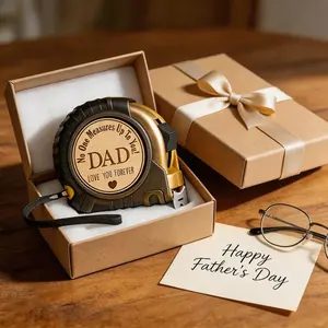 Father's Day Gift 10ft Retractable Tape Measure, Practical and Essential Tool for Handy Dads, Perfect Measurement Companion, Ideal Gift for Dad