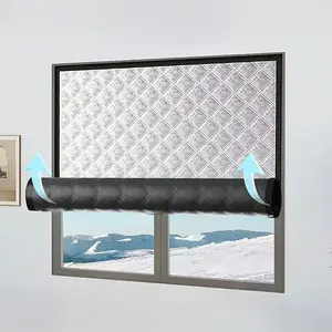 Windproof & Insulated Sealed Curtains, Blackout Window Cover – Winter Thermal Blackout, Noise-Reducing, Suitable for Windows and Doors