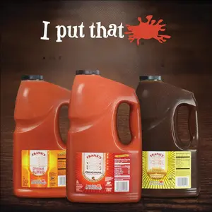 1 Gallon Bulk Original Buffalo Wings Sauce  Bold Spicy Flavor, Perfect for Wings, Dressings, Dips  More