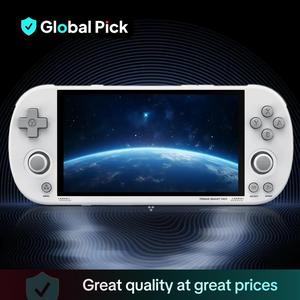 trimui smart pro handheld game console, rechargeable 4.96 inch ips screen game console, a133p processor game console with 1280*720 resolution, game peripherals, gaming set, gaming products