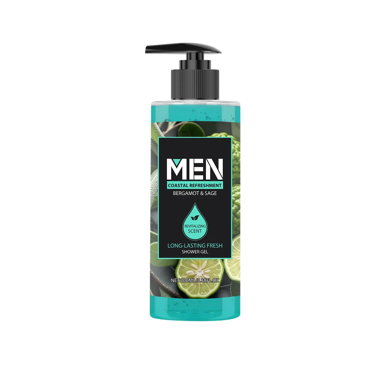 LXQQ Men‘s Body Wash for Daily Gentle Cleansing, Refreshing Shower Gel with Long Lasting Scent for Clean & Smooth Skin