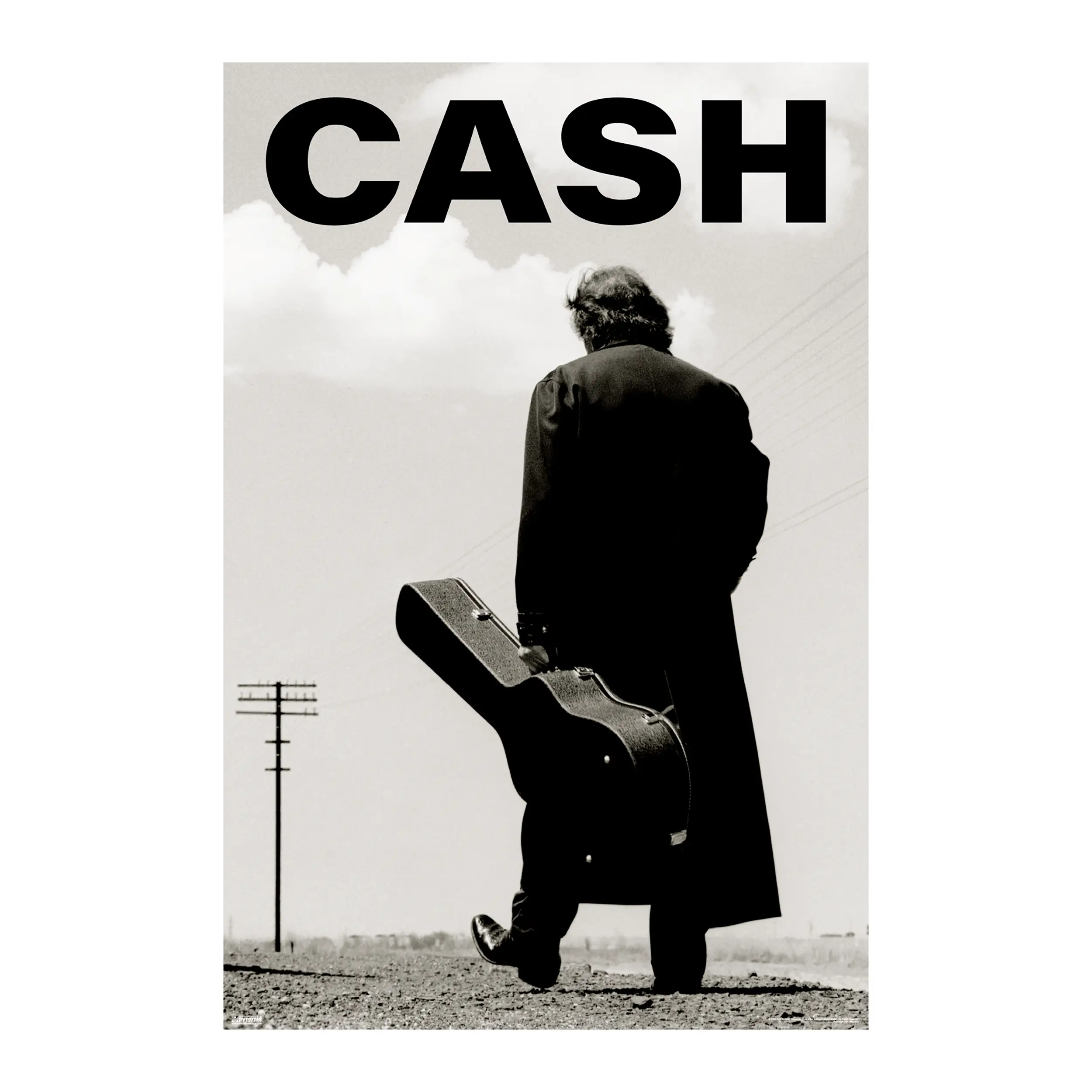 Johnny Cash - Walk - 24x36 Unframed Poster