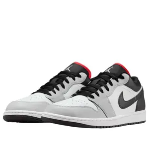 Jordan 1 Low Neutral Grey Infrared Men's 553558-045 New