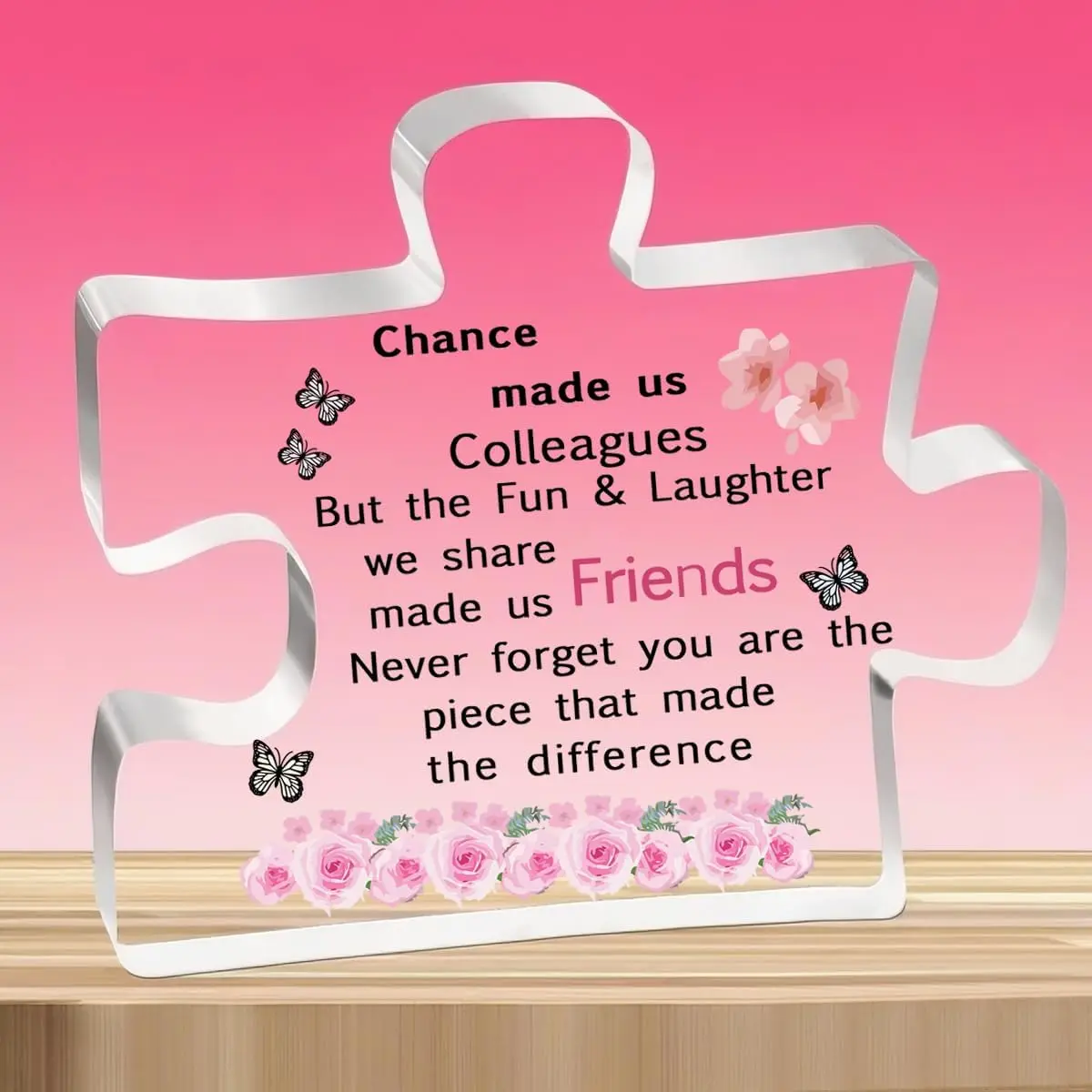 Leaving Gifts for Colleagues Women Her Leaving Presents for Colleagues Friend Nurses Teacher Acrylic Plaque Sign Leaving Gifts Retirement Gifts for Women - Acrylic Puzzle Plaque