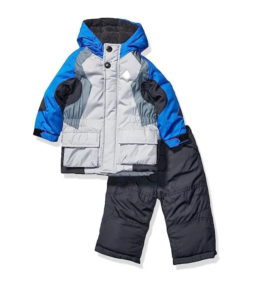 London Fog Juniors' 2-Piece Polyester Snowsuit Set with Interlining Fabric | Jacket and Matching Pants with Elastic Waistband