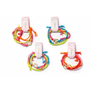 Neon Heart stack Bracelet