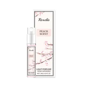 Roxelis Peach Perfume Spray Fresh Fruit Lasting Fragrance Light Elegant Fresh Fruit Fragrance Charm Perfume Spray