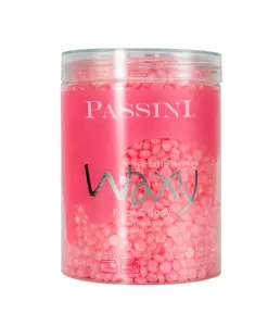 Passini Cosmetic Solid Hair Removal Wax Pearls, 11.20oz Jar - Professional Hard Wax for Sensitive Skin, Smooth Results on All Key Body Care Areas - Single Item