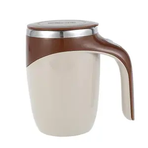 Self Stirring Mug, Self Stirring Coffee Mug 400ml Electric Stainless Steel Automatic Self Mixing Spinning Mixer Cup for Home Office Travel