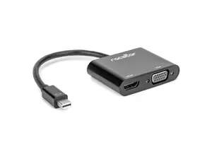 Rocstor Premium 2-in-1 Mini DisplayPort to HDMI/VGA Adapter Converter Y10A261B1
