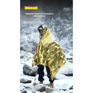 Outdoor emergency first aid blanket, survival blanket, thermal insulation blanket, sunscreen blanket
