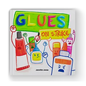 Glues On Strike Paperback Book by Jennifer Jones - Engaging Storybook Experience