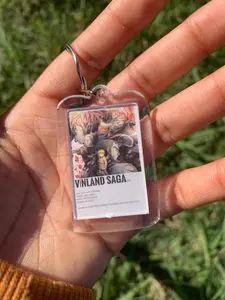 Anime Polaroid Inspired Keychain | Viking anime | Action