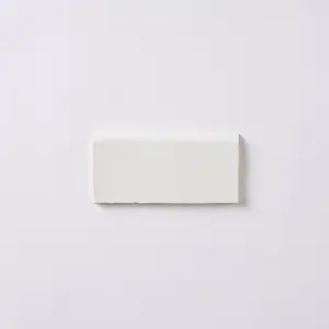 St Lucia Blanco 2.5 x 5 Bullnose Ceramic Tile Glossy