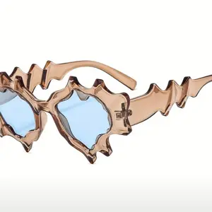 Funky GOLD Punk Sunglasses - Unique Style for Men and Women