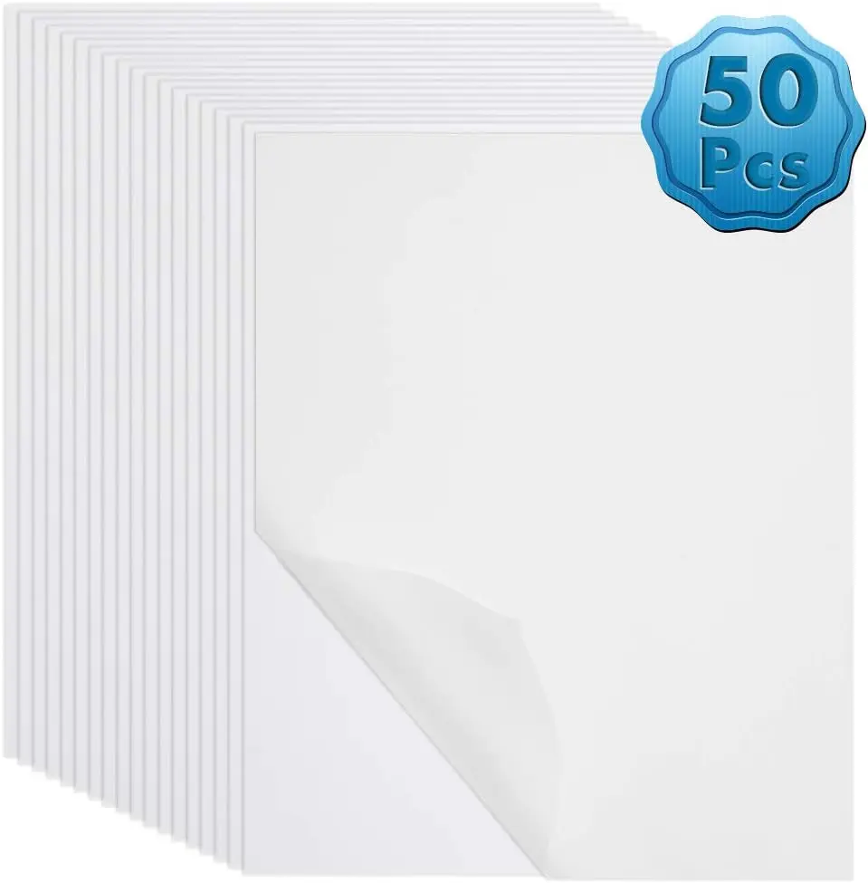Modern High-Strength Vellum Paper - 50 Sheets, 8.5x11 in Smooth Surface Translucent Paper for Scrapbooking, Printing, Party & Wedding Invitations, Party Invitations