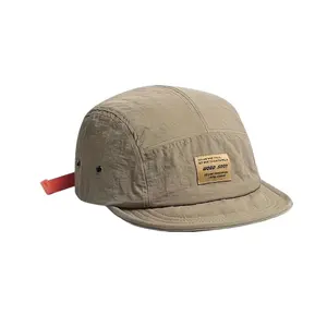 Lightweight Vintage 5-Panel Camp Cap - Breathable & Packable Summer Hiking Hat for Men & Women Quick-Dry Sun Hat