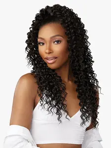 Curls Kinks & Co Deep CKMDE Synthetic Hair Pieces, Deep Curly Bundles (18in, 20in, 22in)