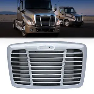 Grille for 2008-2017 Freightliner Cascadia | Replacement Freightliner A17-15624-002 | with Bug Screen | Chrome