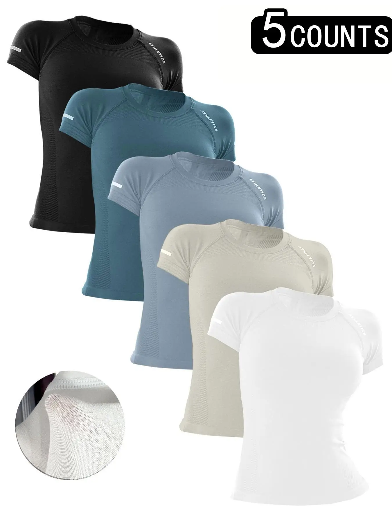 Sporty Women's Letter Print Raglan Sleeve Sports Tee, Breathable Round Neck Short Sleeve T-shirt for Yoga Gym Workout Running, Ladies Casual Sportswea