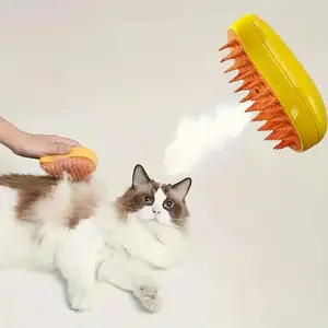Spiral Comb Pet Steam Hair Brush, Pet Spray Massage Comb, Cat Hair Cleaner, Dog & Cat Grooming Supplies, Dog & Cat Accessories