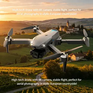 Aerial Drone M8 Pro 2026 - GPS Positioning, 4K UHD EISCamera, 5G WiFi FPV, Brushless Motors, Optical Flow Hover,Intelligent Obstacle Avoidance, Auto Return, 360° Stunt Roll,Two Batteries