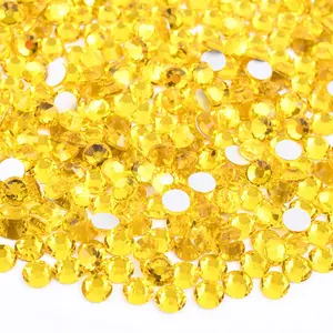 Citrine Glass Rhinestones
