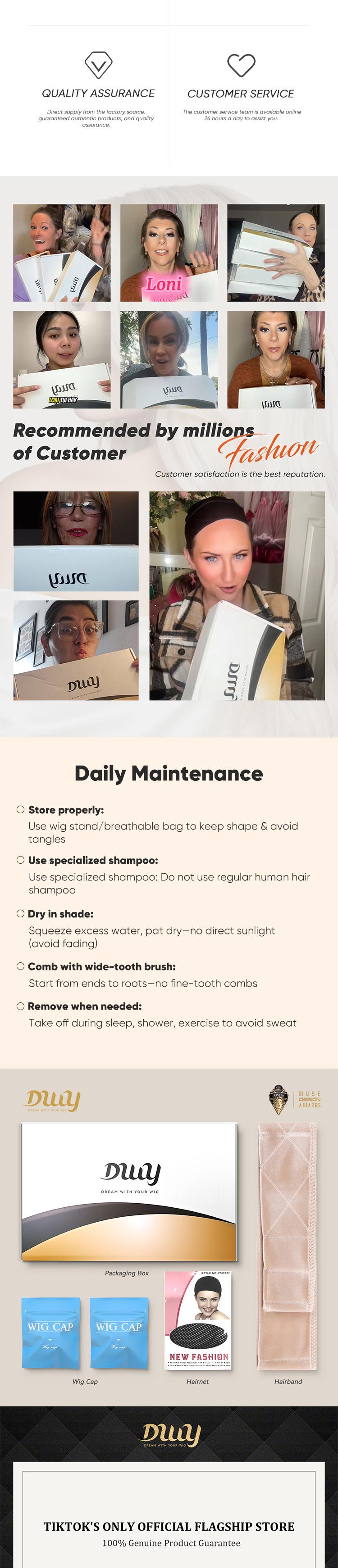 Loni Mini C- NEW! DWY 16-Inch Short Wave  Glueless Synthetic Wig with Bangs for Women High-Quality Premium Fiber Easy Wear Comfortable Fit