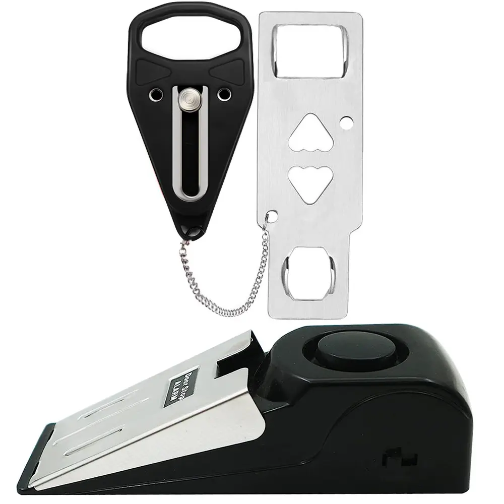 [Battery Not Included] Door Alarm Sensor 2PCS - Reliable Safety Sensors with Instant Alert, Sticker Easy Installation, Backpack Portable for Security Systems for House, Apartment, Garage Home Safety  001
