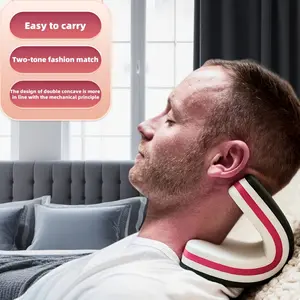 Stylish Tri-Color Neck Stretch Pillow - Portable 10-Minute Daily Meditation Cushion, Medium Firmness - Also Works as a Buoyancy Block and Push-Up Block - Yoga Block