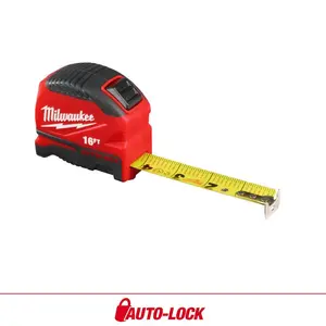16 ft. Compact Auto Lock Tape Measure with Fractional Scale