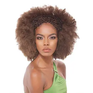 Synthetic Hair Braids Janet Collection Noir Afro Kinky Bulk 24"