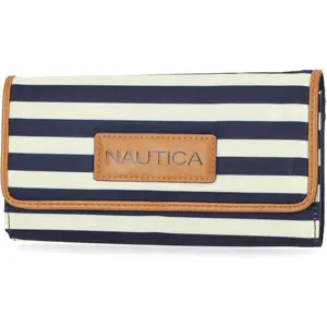 Nautica Womens the Perfect Carry All Money Manager Wallet Organizer with RFID Blocking Wallet