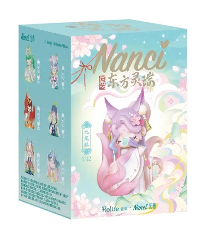 Rolife Nanci Oriental Luck Collectible Blind Box, PVC-Paper Figure with 1 Secret Edition Figure, 12 Different Figures