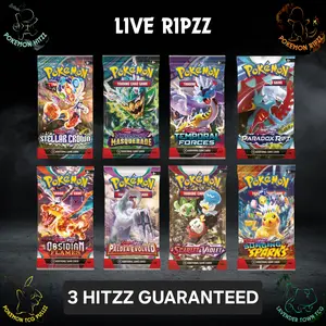 Pokemon Booster Packs 3 Hitzz Guaranteed