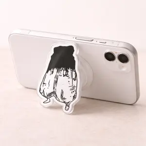 Jujutsu Gojo Funny Meme Acrylic Magnetic Phone Grip, Aesthetic Cute Japan Anime Magsafe Kickstand, Durable Phone Holder Accessories