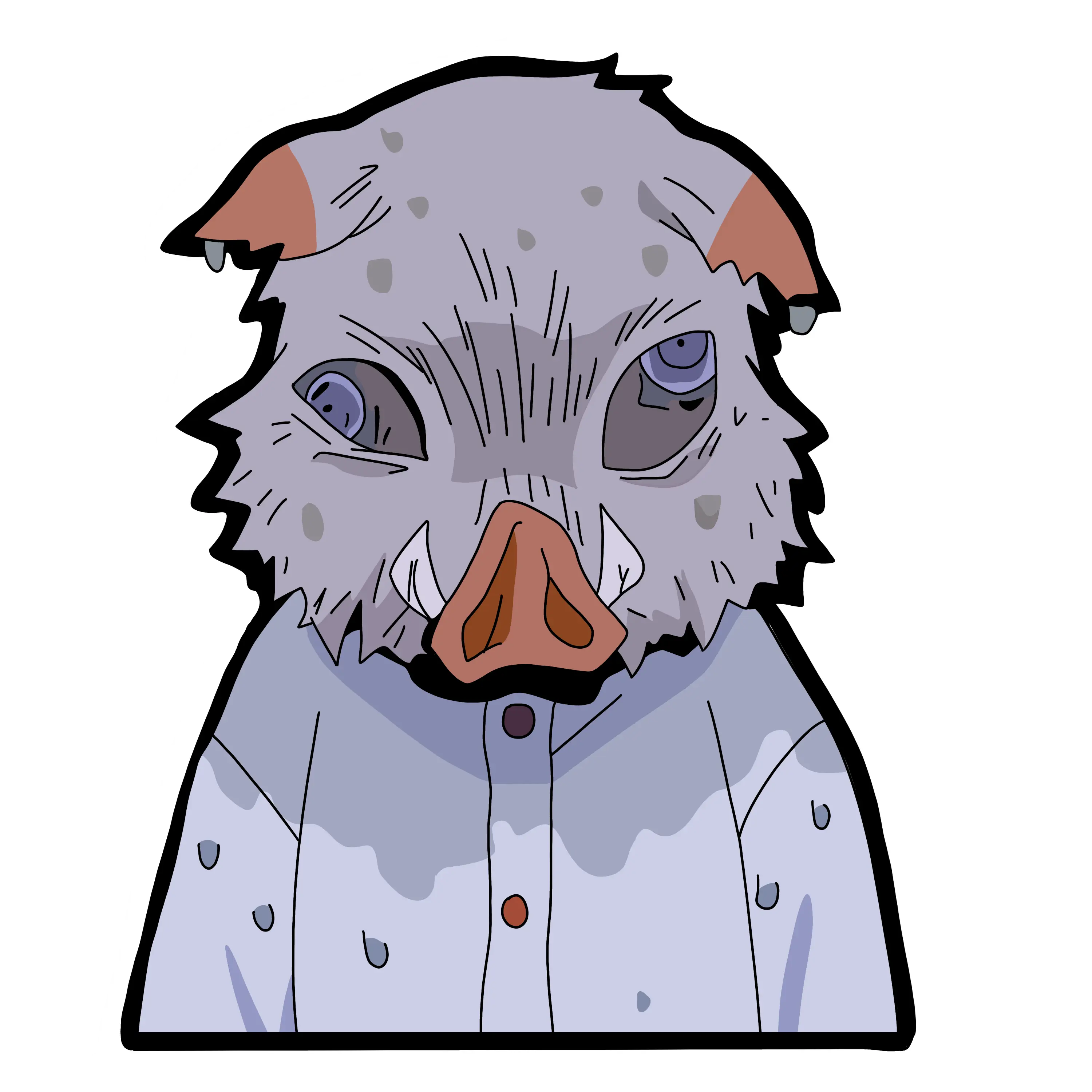 Inosuke - One Piece Decorative Sticker