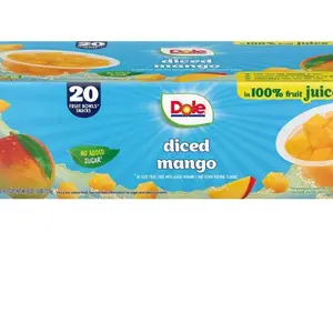 Fruit Bowls Diced Mango in 100% Juice, 4 oz., 20 pk.