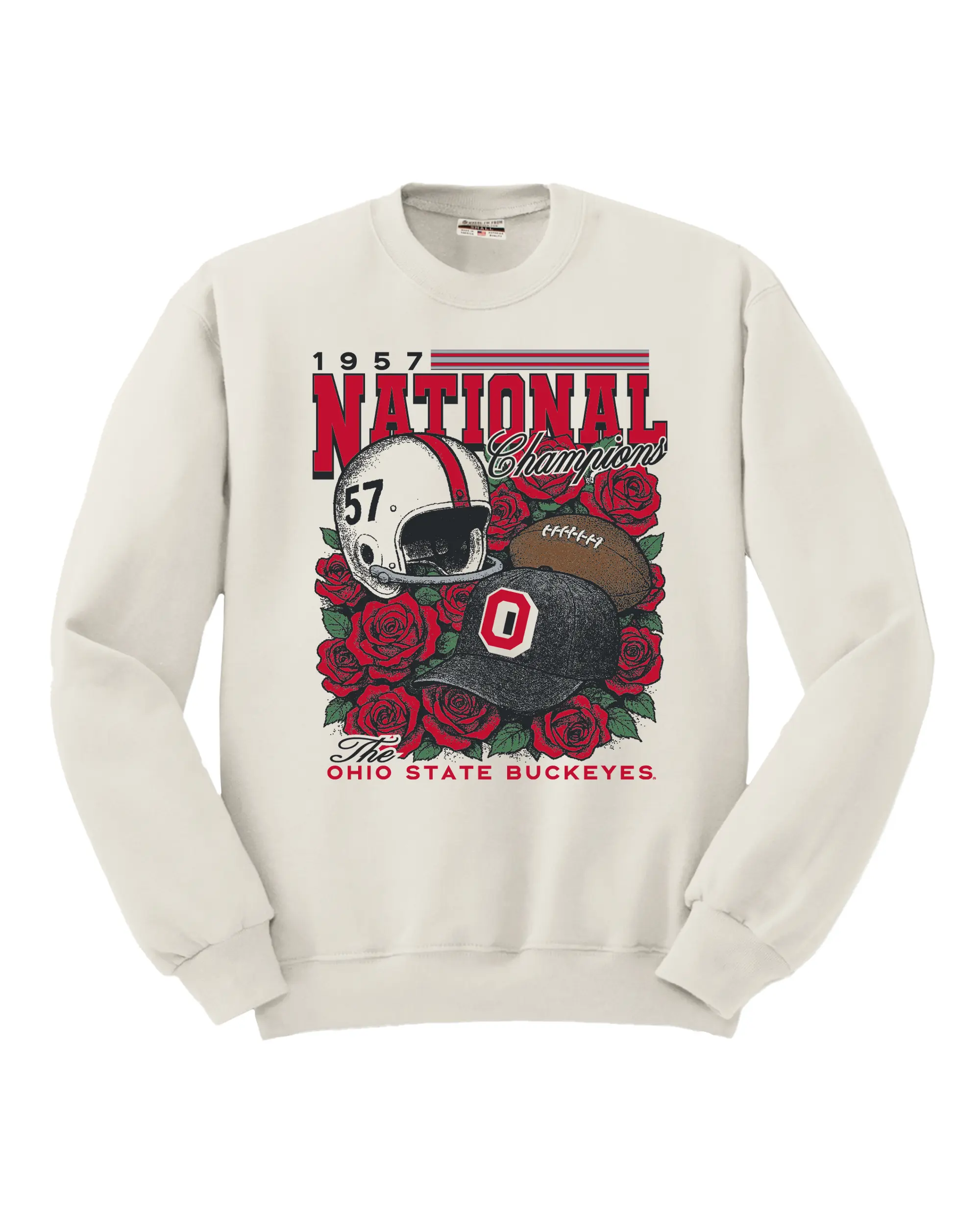 OSU National Champs Roses Cotton Crew Sweatshirt