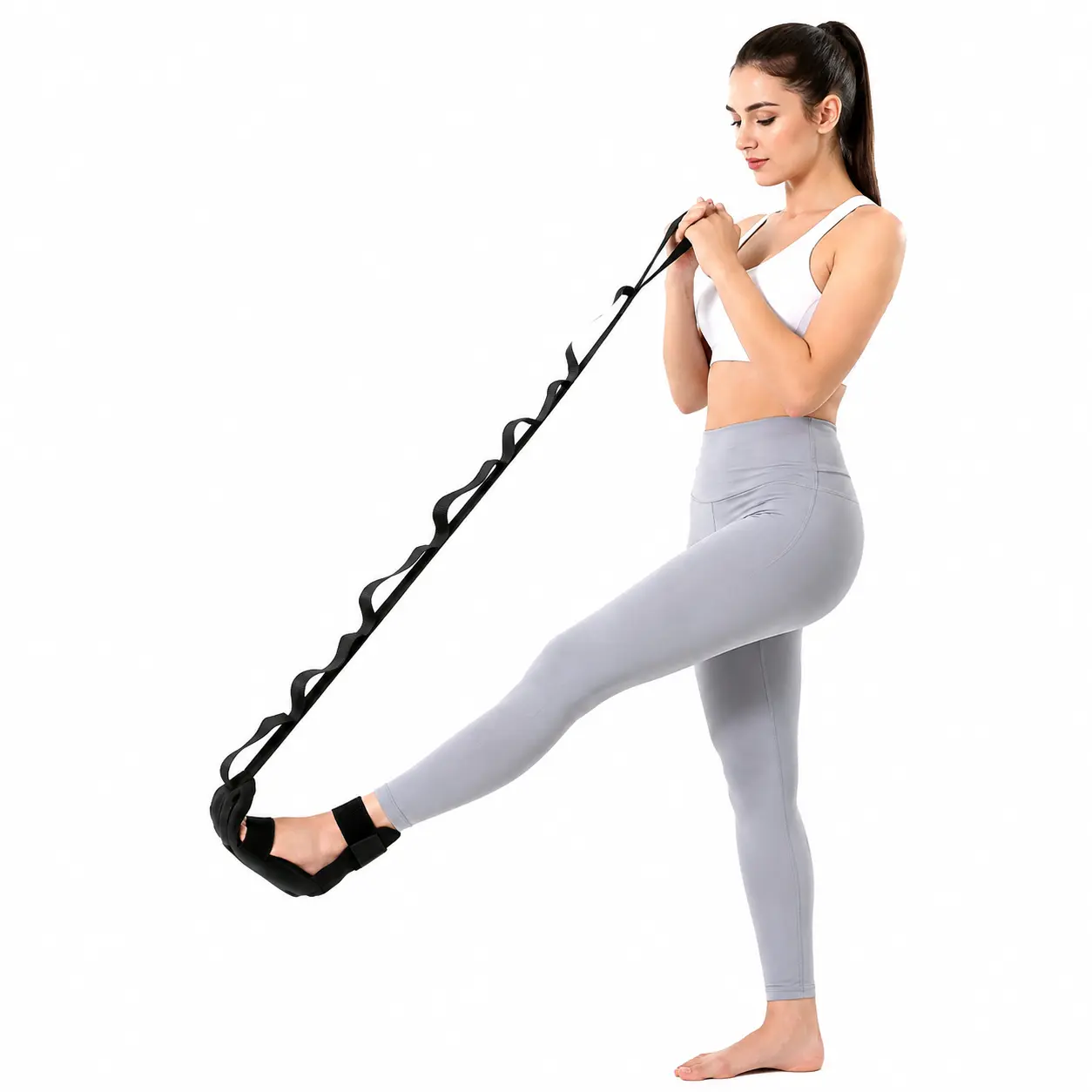 Portable Ankle Resistance Band - Lightweight Fitness Trainer for Fitness Enthusiasts, Strength Training, Stretching, Warm-Ups, Joint Protection, Flexibility, Indoor & Outdoor Work Use