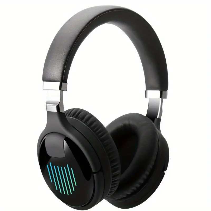 Ormos Bluetooth Wireless Over-Ear PC Headset - Bluetooth Gaming Headphones with Flip-Mute Microphone, HD Sound, Vivid Deep Bass for Computer Recording, Home Use, Ideal Birthday Gift