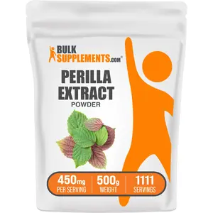 BulkSupplements Perilla Extract Powder - Edible - Natural Antioxidants - Perilla Leaf - 500g - 450mg per Serving