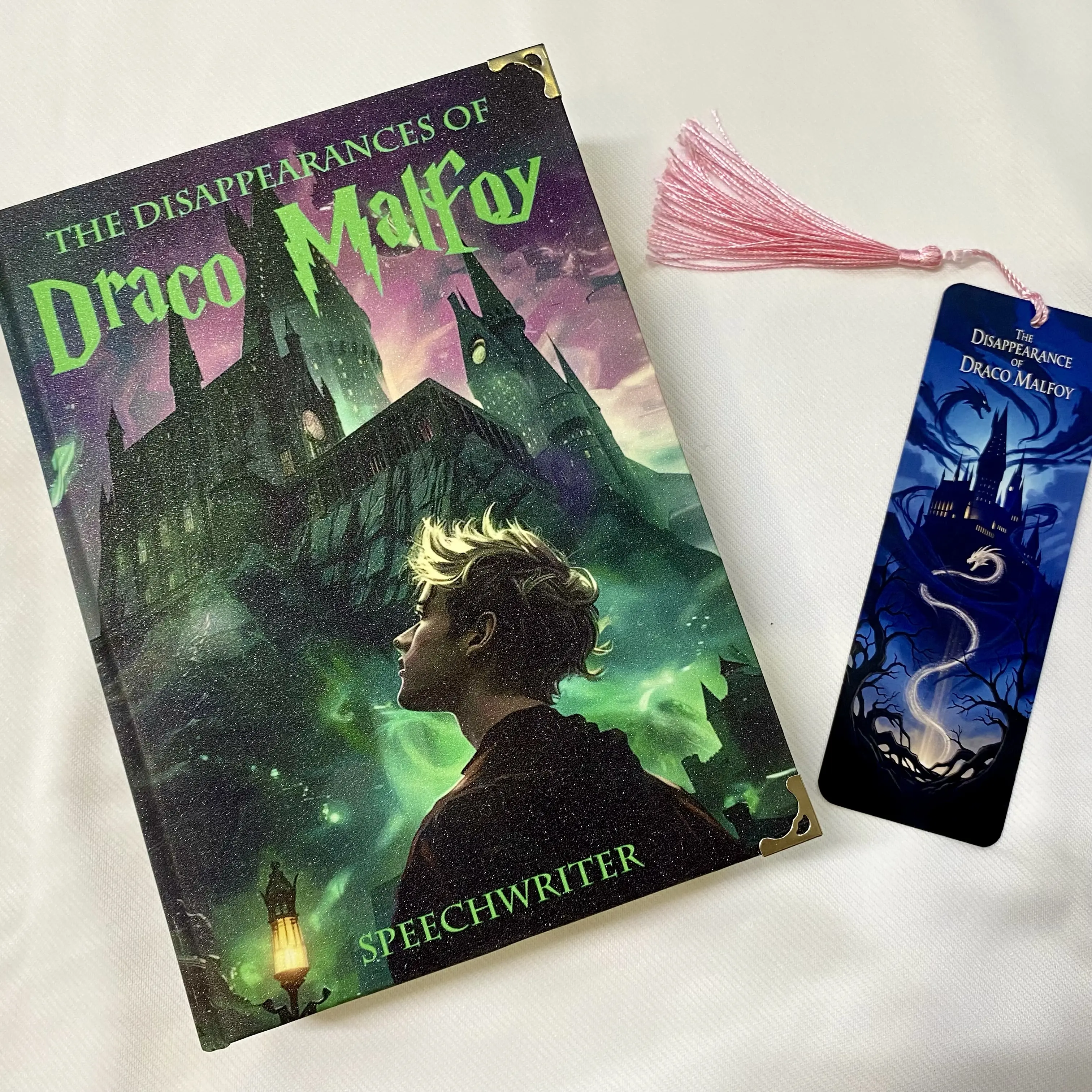The Disappearances of Draco Malfoy Hardcover Book with Free Bookmark, Fan-Made Collector Edition, Gift for Book Lovers